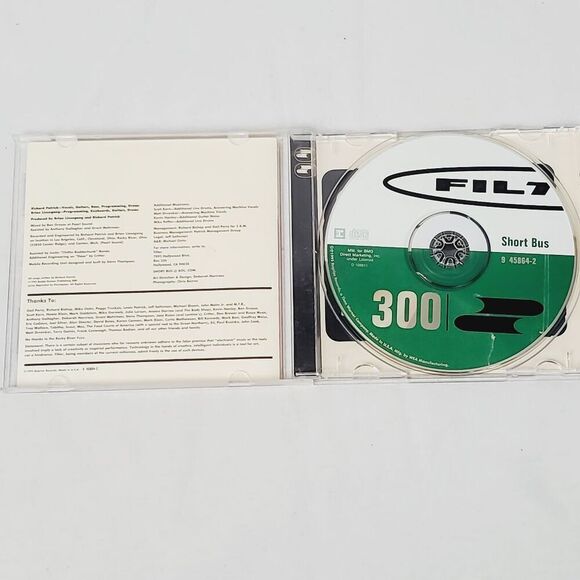Short Bus by Filter 1995 Music [CD] - Picture 2 of 4